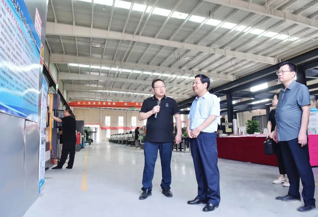 定州市市委书记张涛到北京J9.COM河北生产基地莅临指导工作